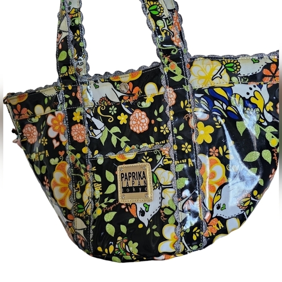 Paprika Japan Tokyo Disney Mickey Mouse Tote Satchel Bucket Handbag colorful. - Picture 9 of 10